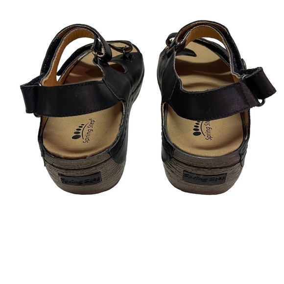 Spring Step Radiange Women Slingback Leather Ankle Strap Sandals Sz 9 EU 40 - Picture 5 of 8